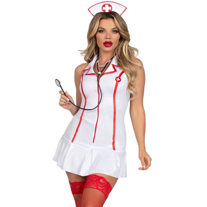 Leg Avenue - Costume D'infirmière En Chef Blanc M/L